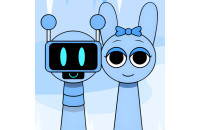 Play Huggy Mix Sprunki Music Box now!